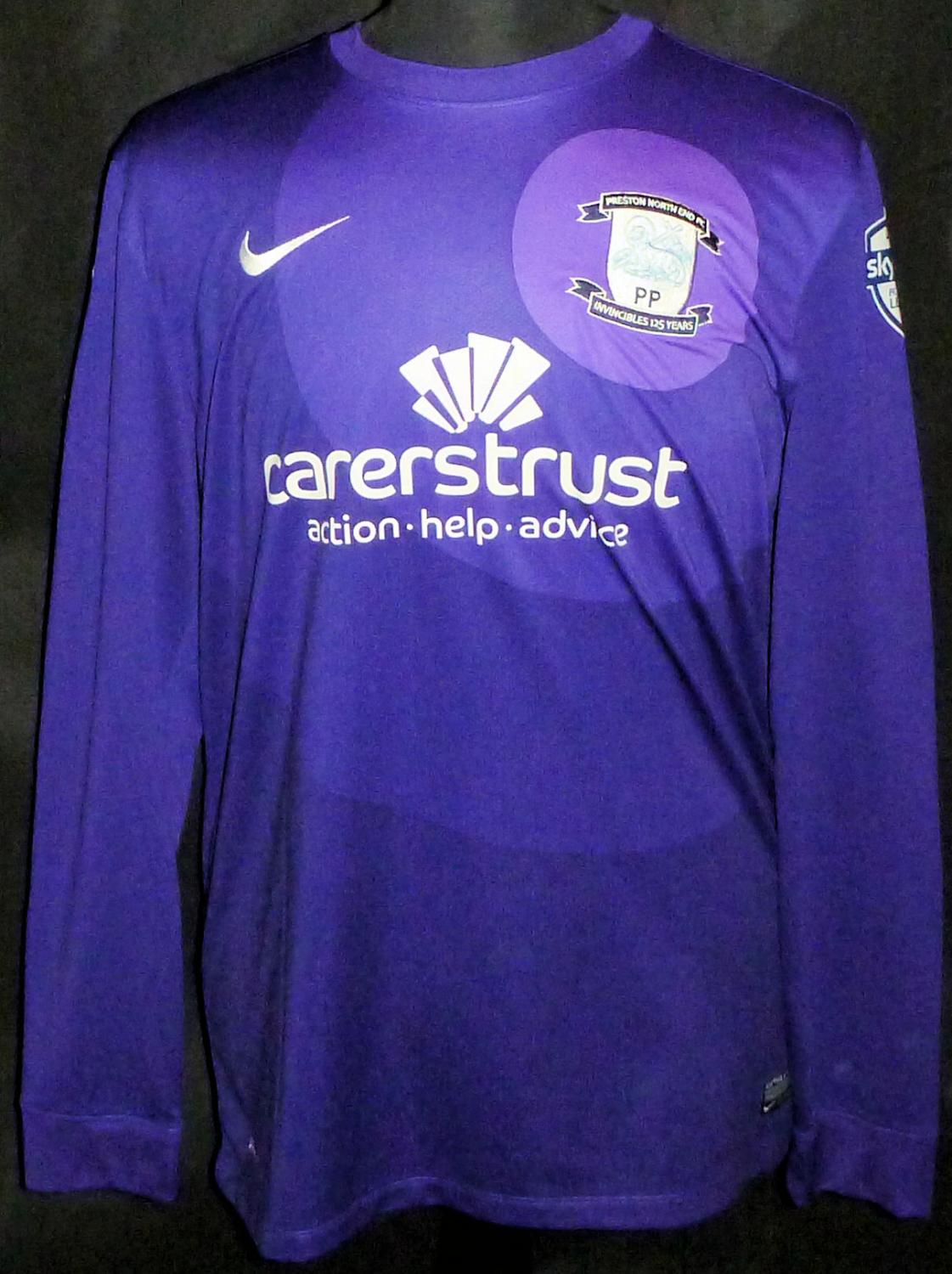 maillot preston north end gardien 2013-2014 rétro