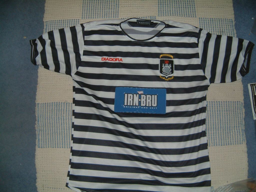 maillot queen's park fc domicile 2003-2006 rétro