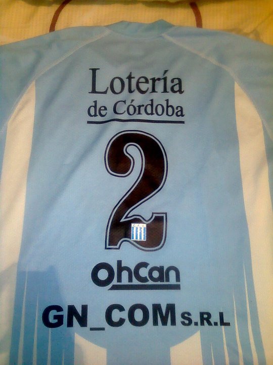 maillot racing de córdoba domicile 2010-2011 pas cher