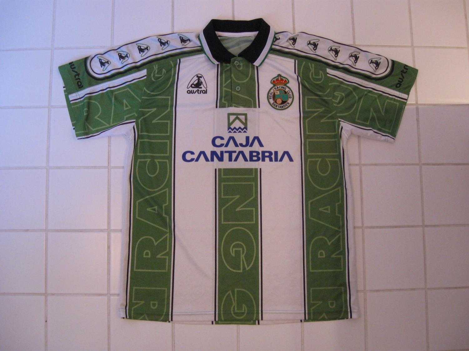 maillot racing de santander domicile 1996-1997 pas cher