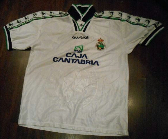 maillot racing de santander domicile 1996-1997 rétro