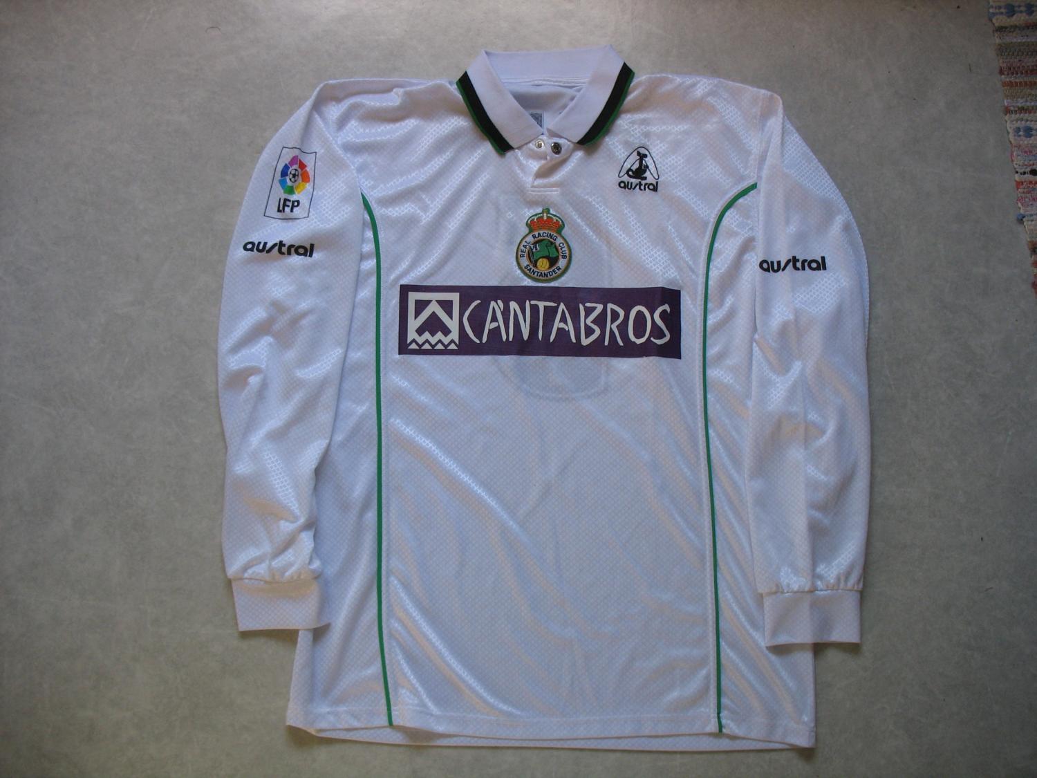 maillot racing de santander domicile 1999-2000 pas cher