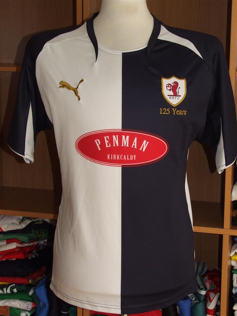 maillot raith rovers domicile 2008-2009 rétro