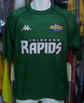 maillot rapids du colorado exterieur 2001-2002 rétro