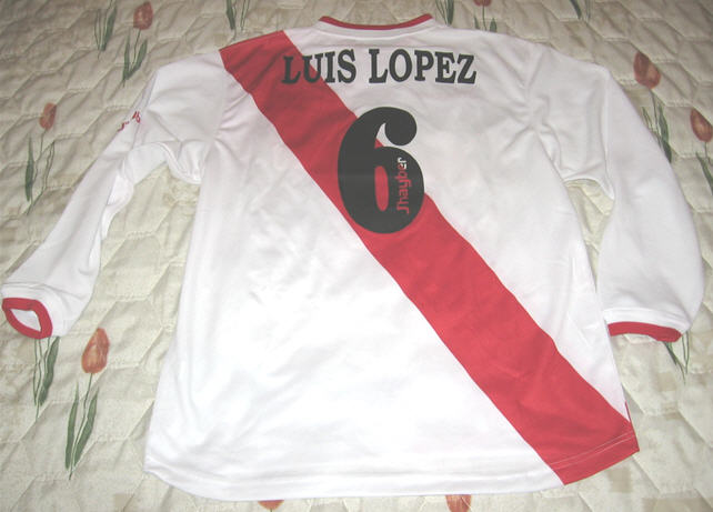 maillot rayo vallecano domicile 2005-2006 rétro