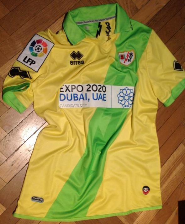 maillot rayo vallecano third 2013-2014 rétro