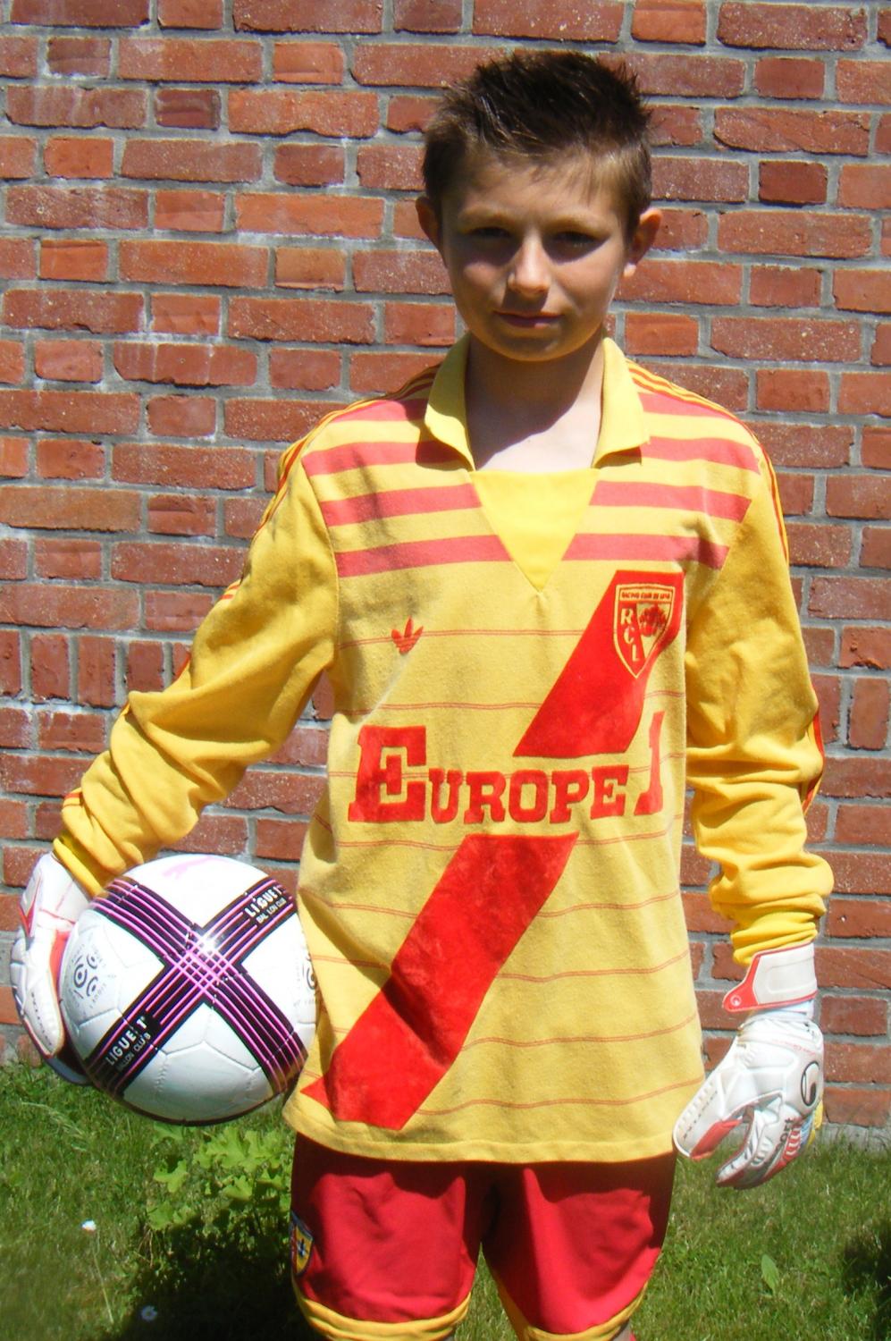 maillot rc lens domicile 1976-1977 rétro