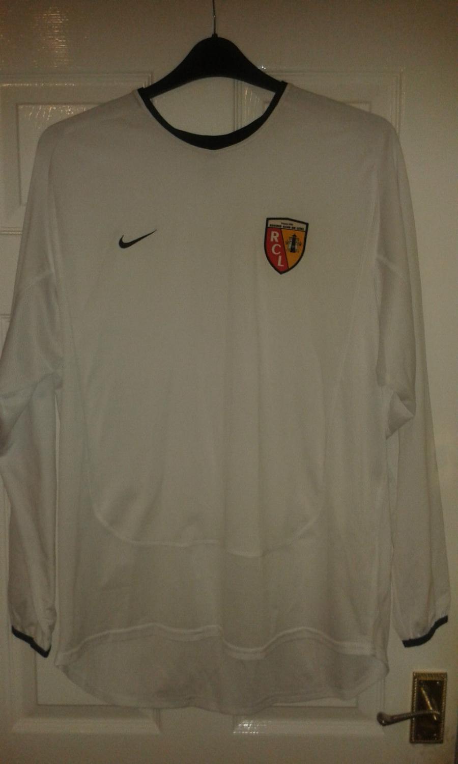 maillot rc lens exterieur 2002-2003 rétro