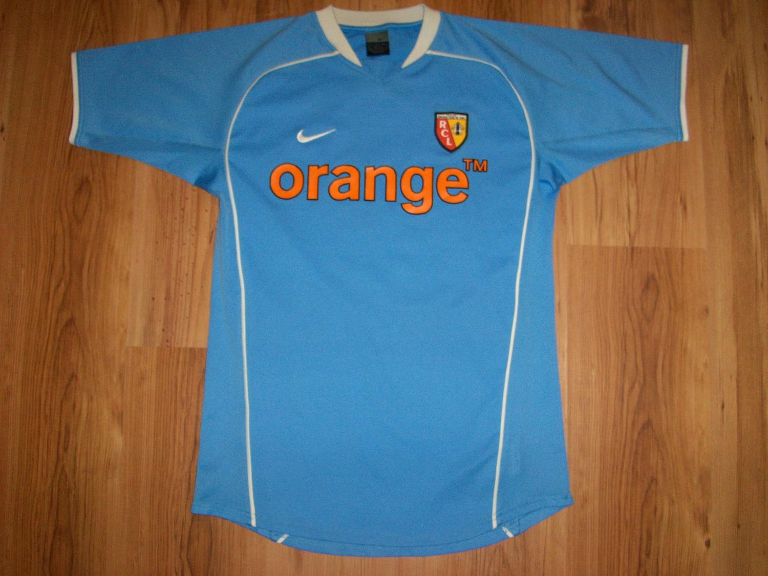 maillot rc lens exterieur 2003-2005 rétro