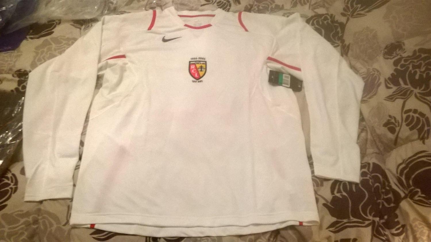 maillot rc lens exterieur 2005-2006 pas cher