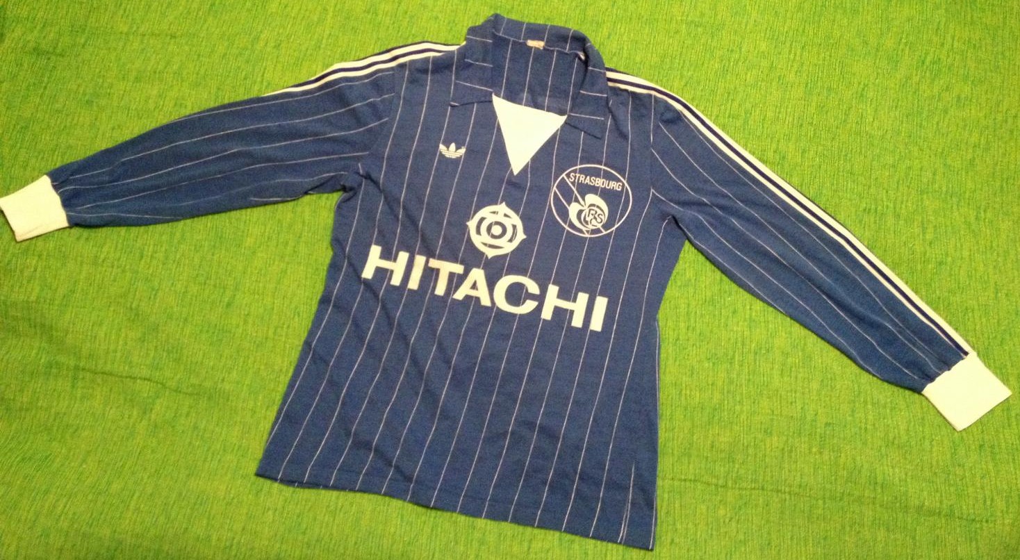 maillot rc strasbourg alsace domicile 1979-1980 rétro