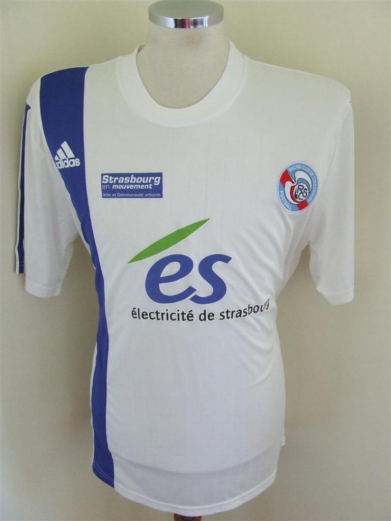 maillot rc strasbourg alsace domicile 2006-2007 pas cher