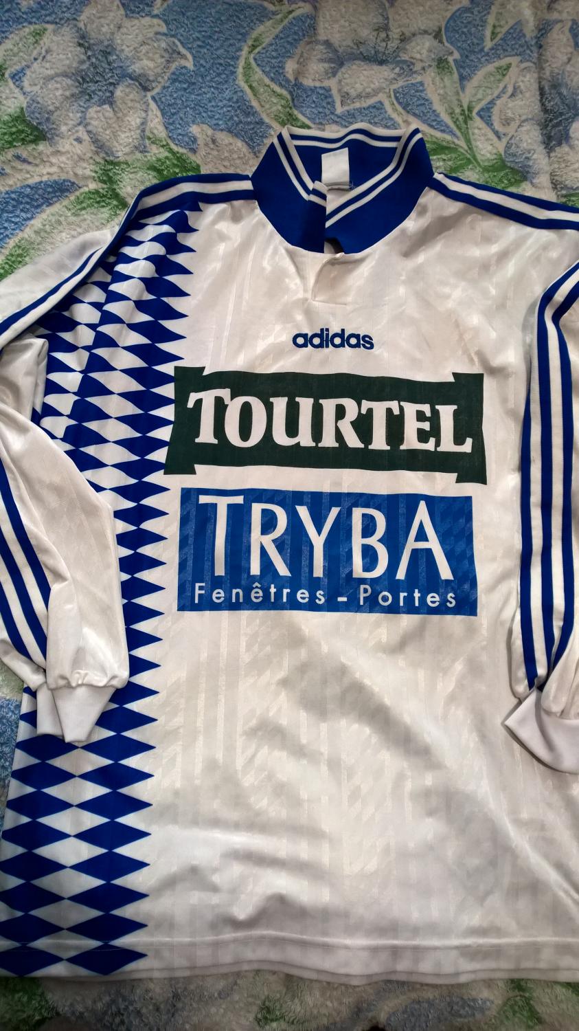 maillot rc strasbourg alsace réplique 1994-1995 pas cher