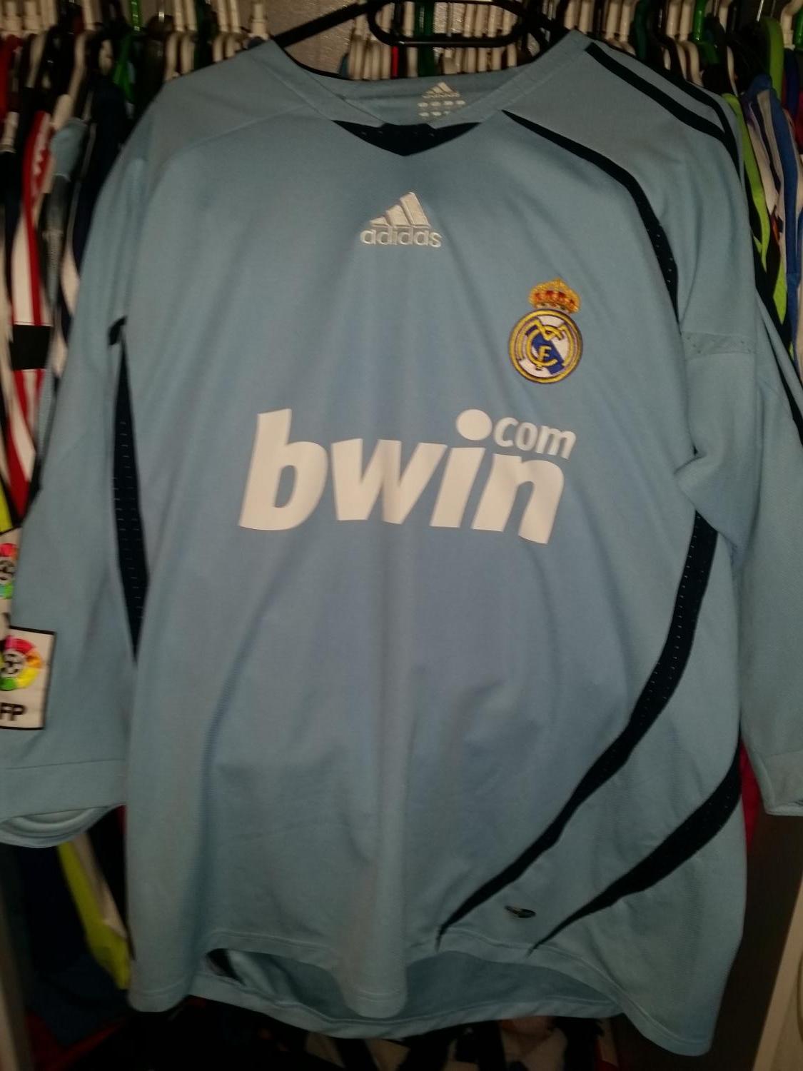maillot real madrid gardien 2008-2009 rétro