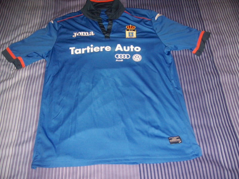 maillot real oviedo domicile 2014-2015 rétro