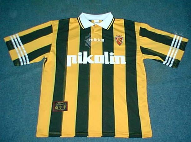 maillot real saragosse third 1996-1997 rétro