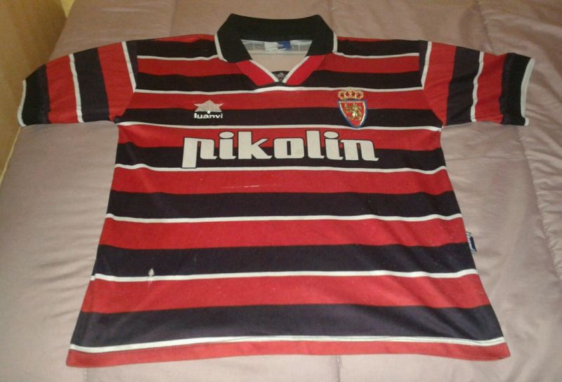 maillot real saragosse third 1999-2001 rétro