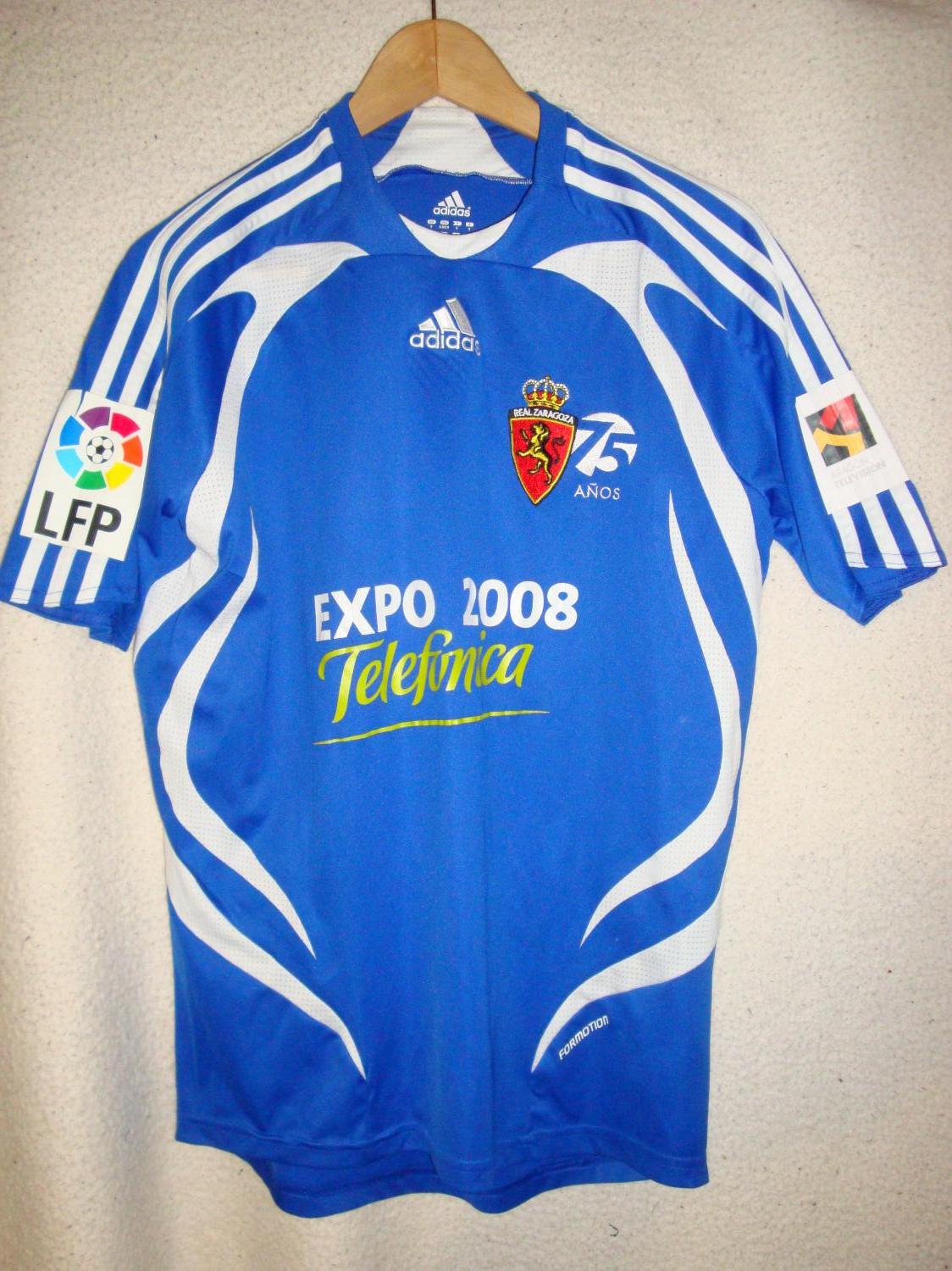 maillot real saragosse third 2007-2008 pas cher