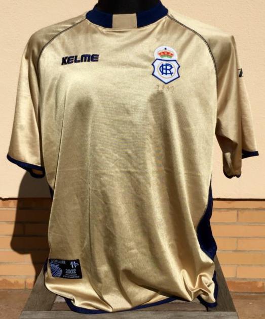 maillot recreativo de huelva exterieur 2002-2003 pas cher