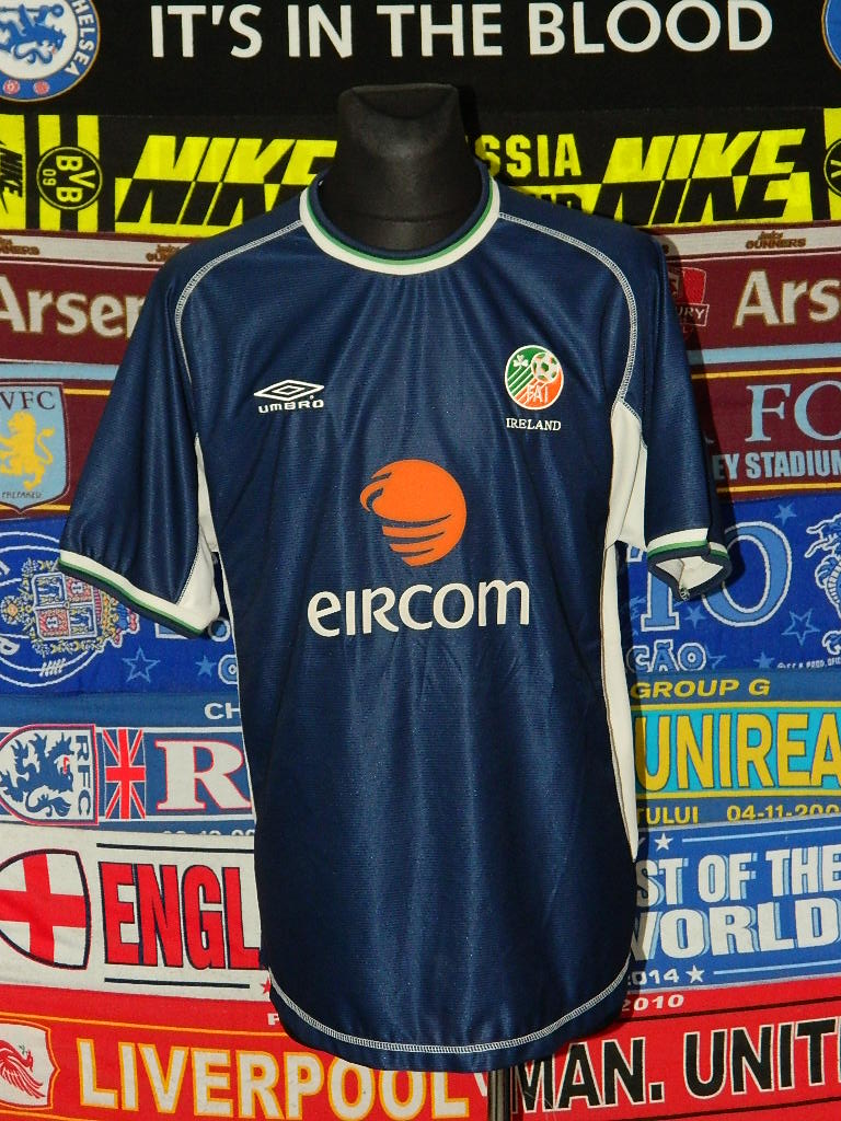 maillot république d'irlande third 2001-2002 rétro