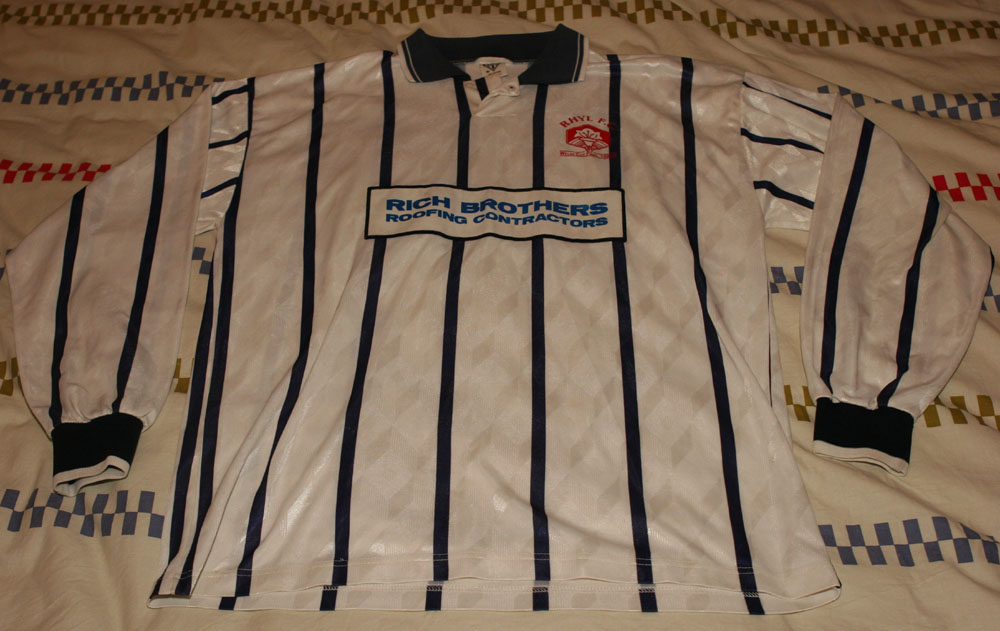 maillot rhyl fc domicile 1994-1995 rétro