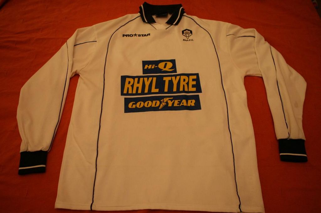 maillot rhyl fc domicile 2002-2003 rétro
