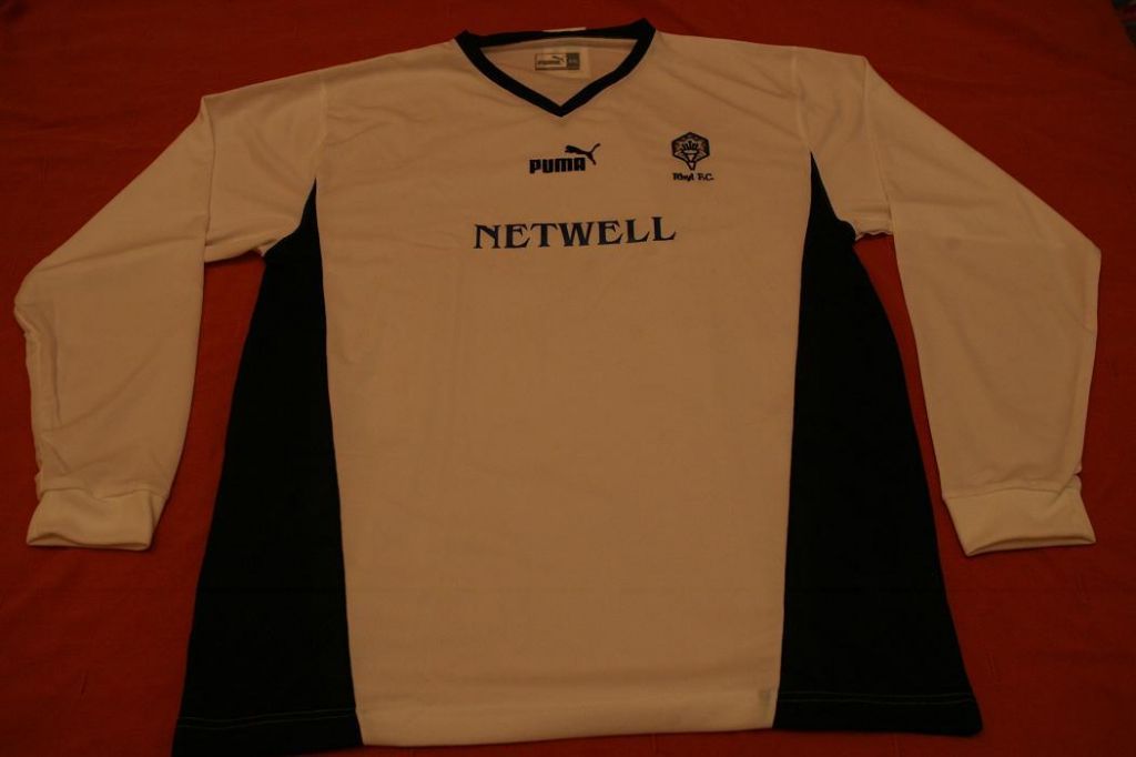 maillot rhyl fc domicile 2005-2006 rétro