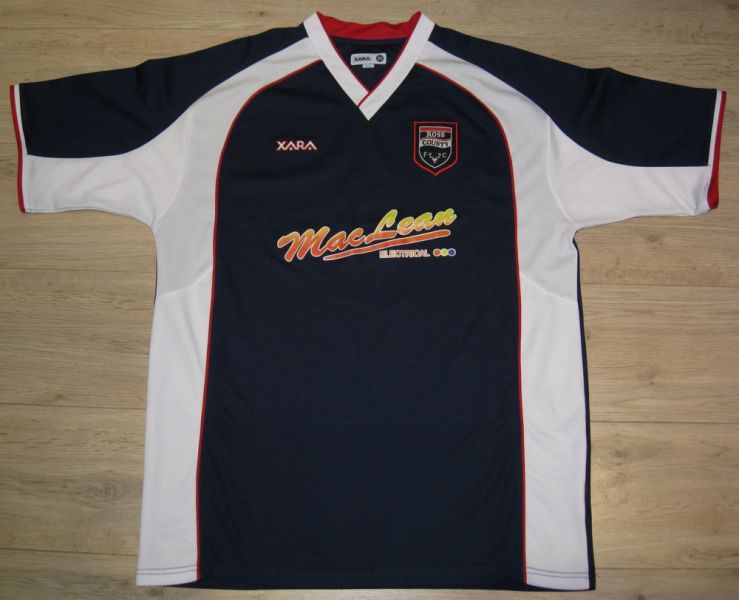 maillot ross county domicile 2004-2005 rétro