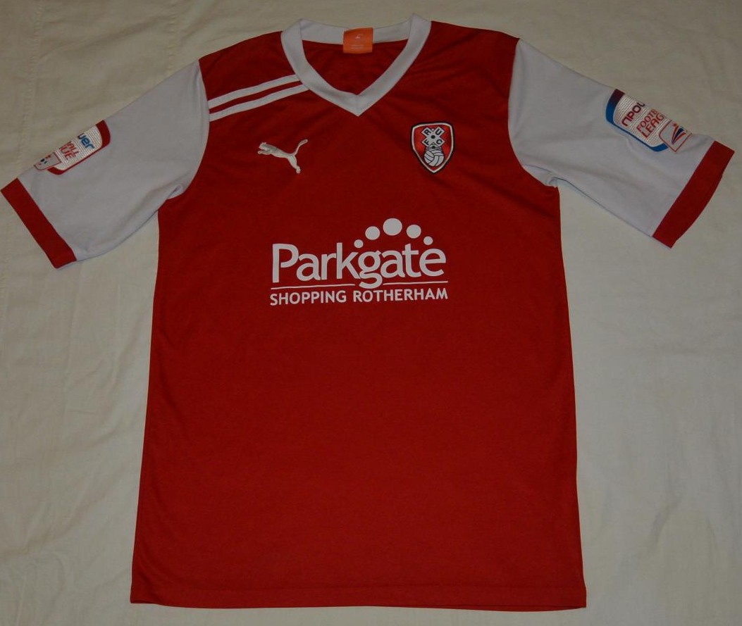 maillot rotherham united fc domicile 2011-2012 rétro