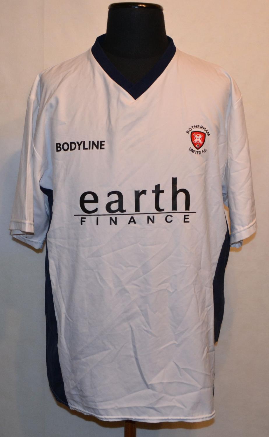 maillot rotherham united fc exterieur 2003-2004 rétro