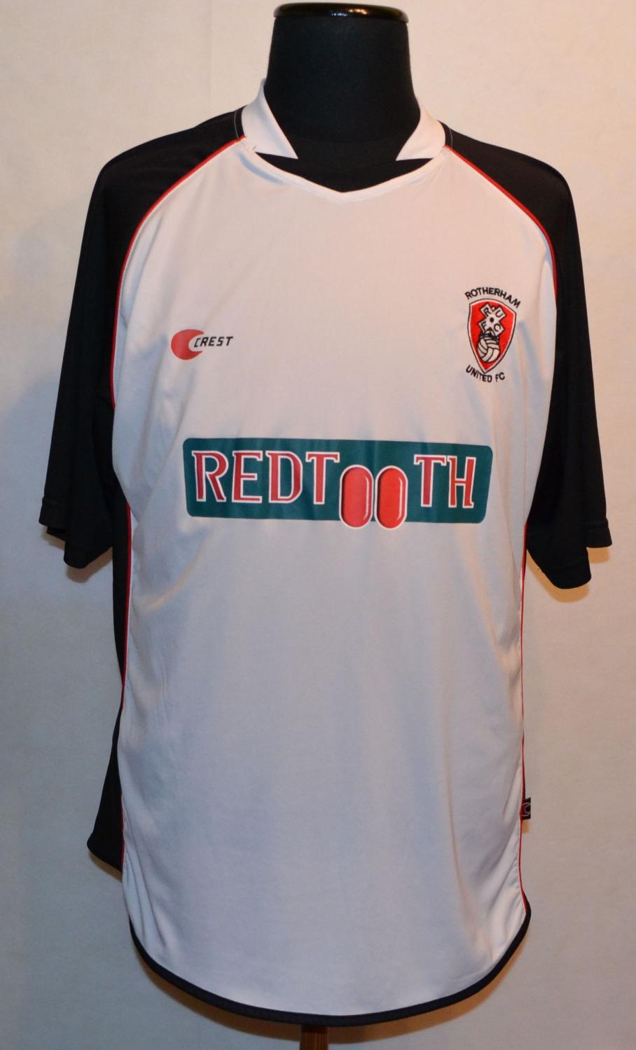 maillot rotherham united fc exterieur 2007-2008 rétro