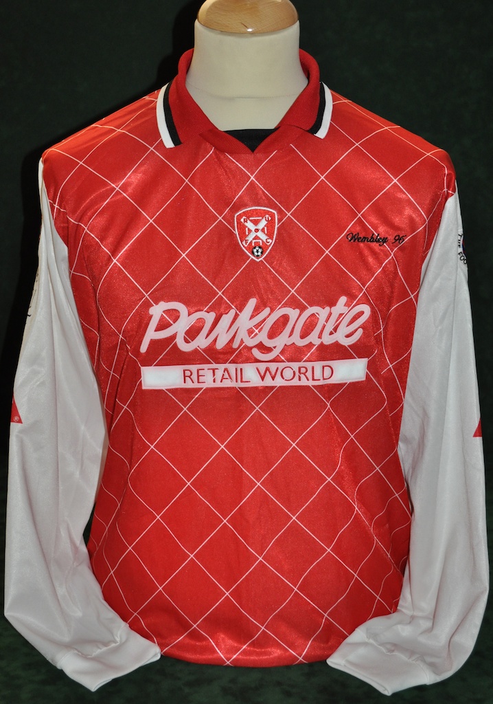 maillot rotherham united fc réplique 1995 rétro