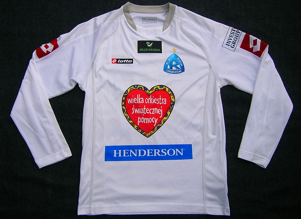 maillot ruch chorzów exterieur 2010-2011 rétro