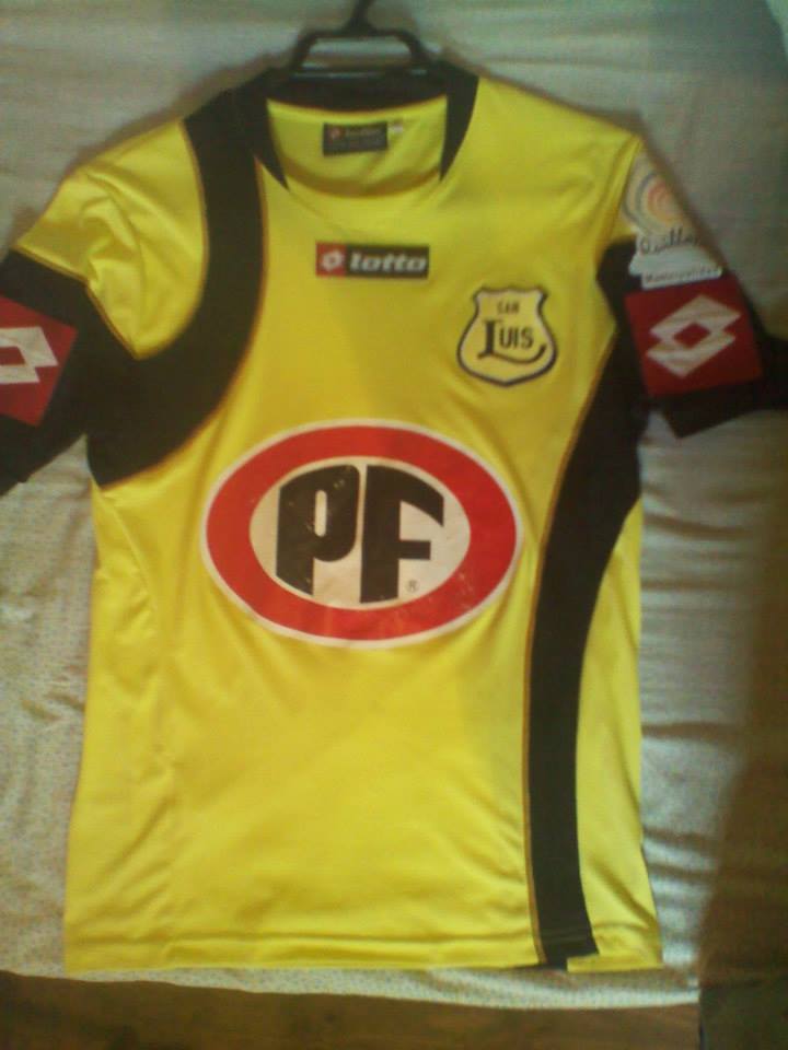 maillot san luis de quillota domicile 2010 rétro