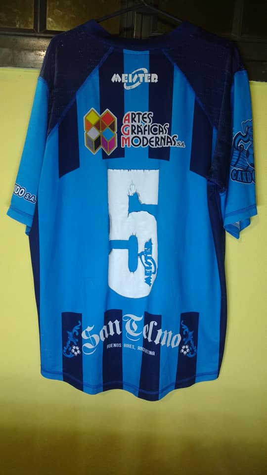 maillot san telmo domicile 2009-2010 rétro