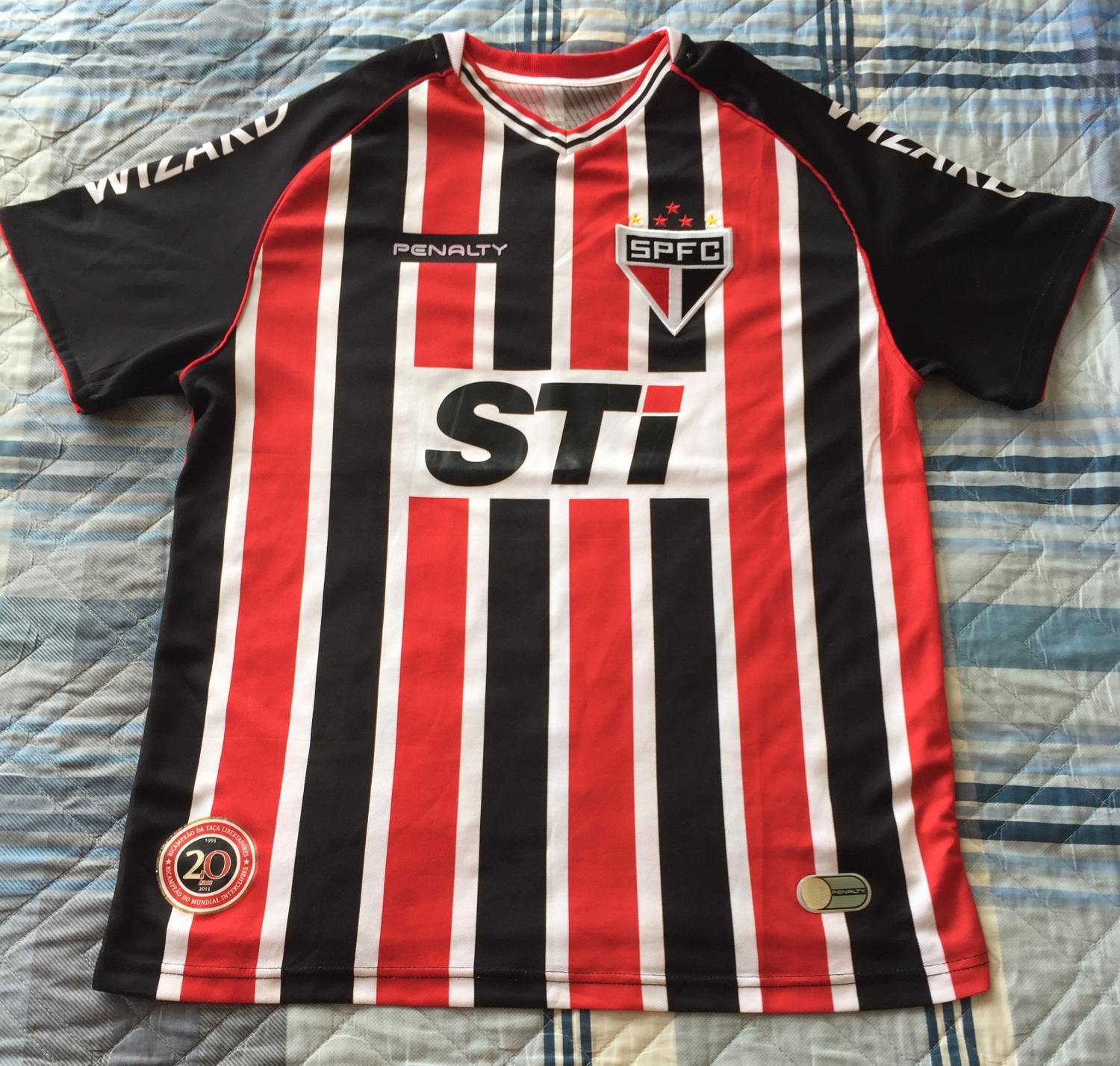 maillot são paulo fc exterieur 2013-2014 rétro