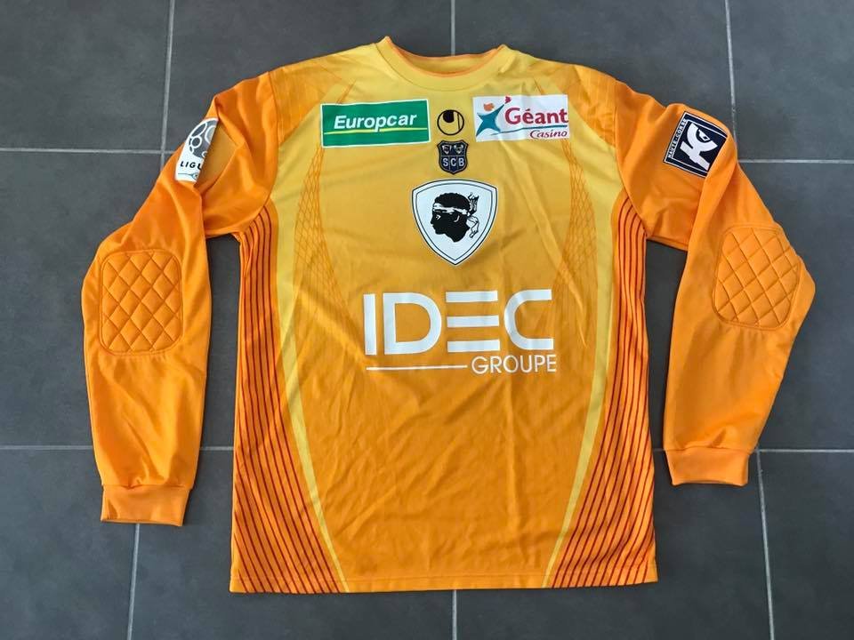 maillot sc bastia gardien 2008-2009 rétro