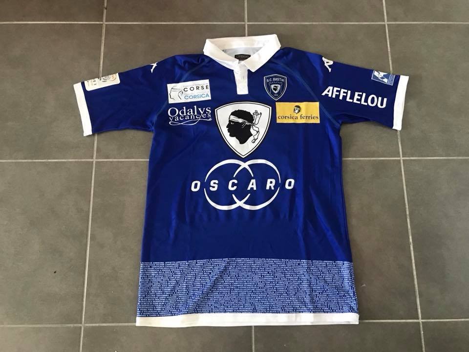 maillot sc bastia particulier 2012-2013 pas cher
