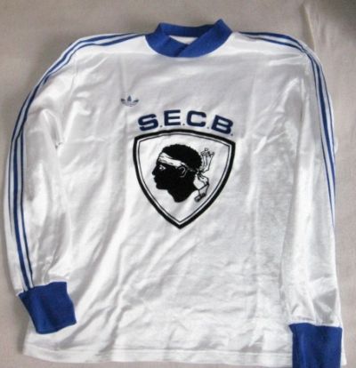 maillot sc bastia réplique 1978-1979 rétro