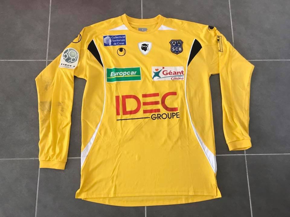 maillot sc bastia third 2009-2010 rétro