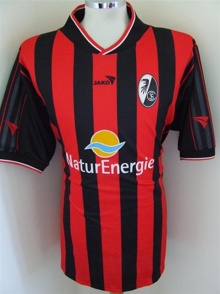 maillot sc fribourg domicile 2001-2002 rétro