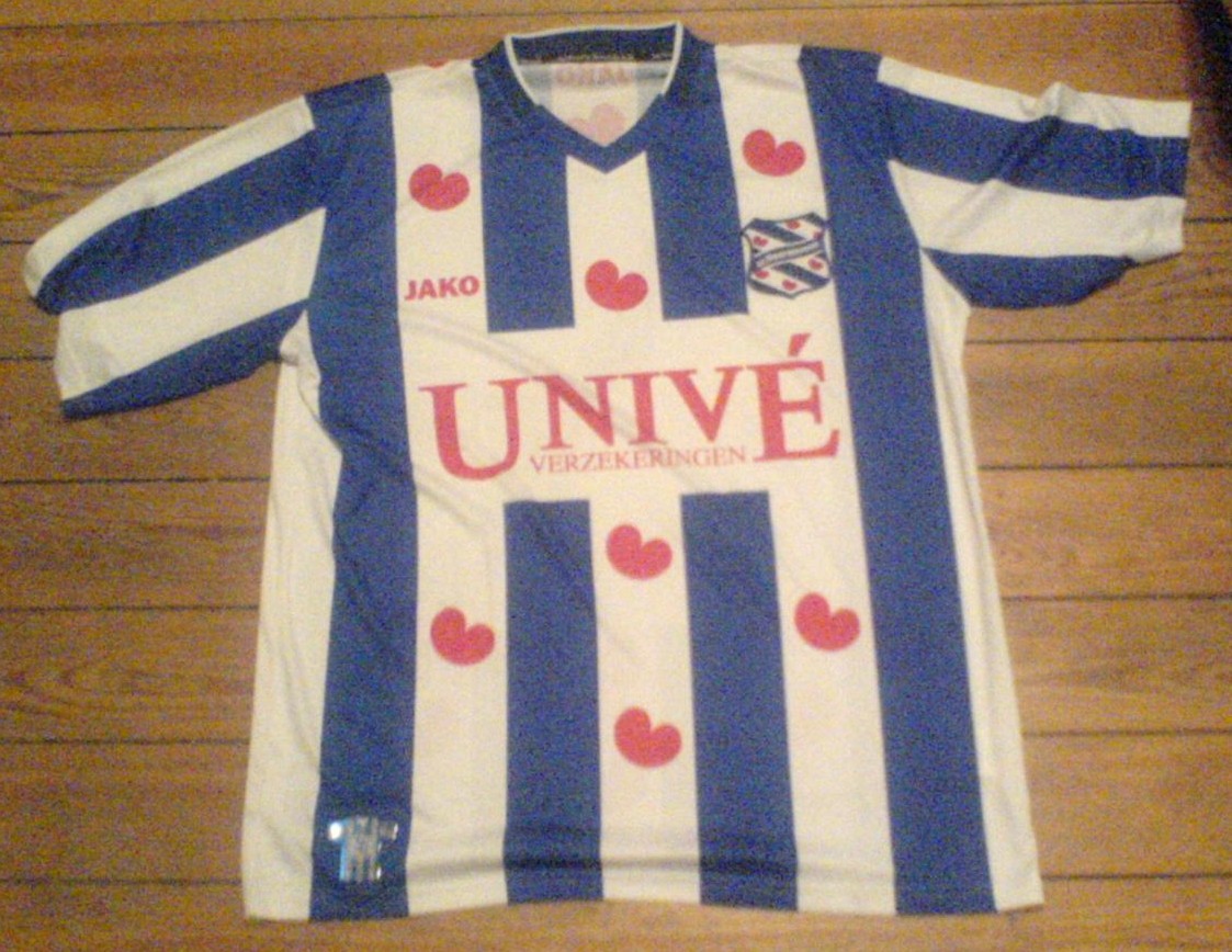 maillot sc heerenveen domicile 2010-2011 rétro