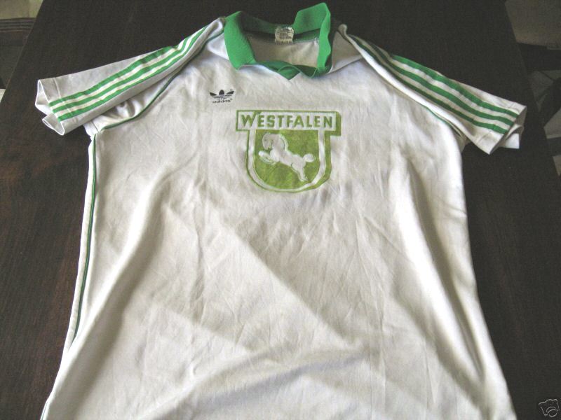 maillot sc preussen münster domicile 1980-1981 rétro