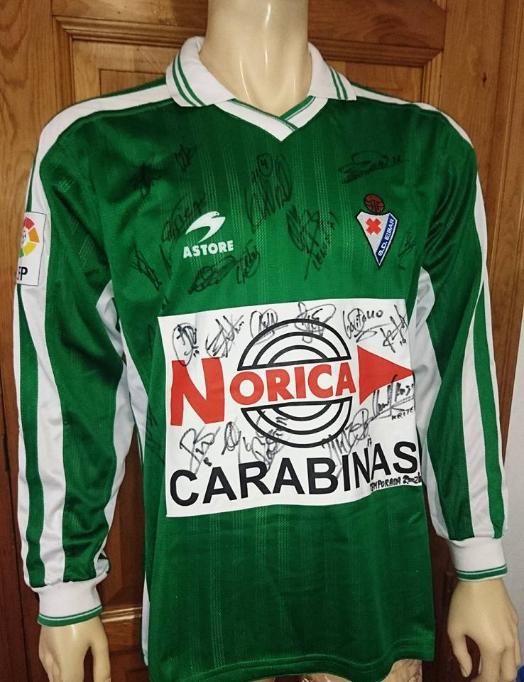 maillot sd eibar exterieur 2002-2003 pas cher