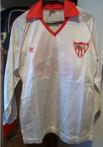 maillot séville fc domicile 1982-1984 rétro