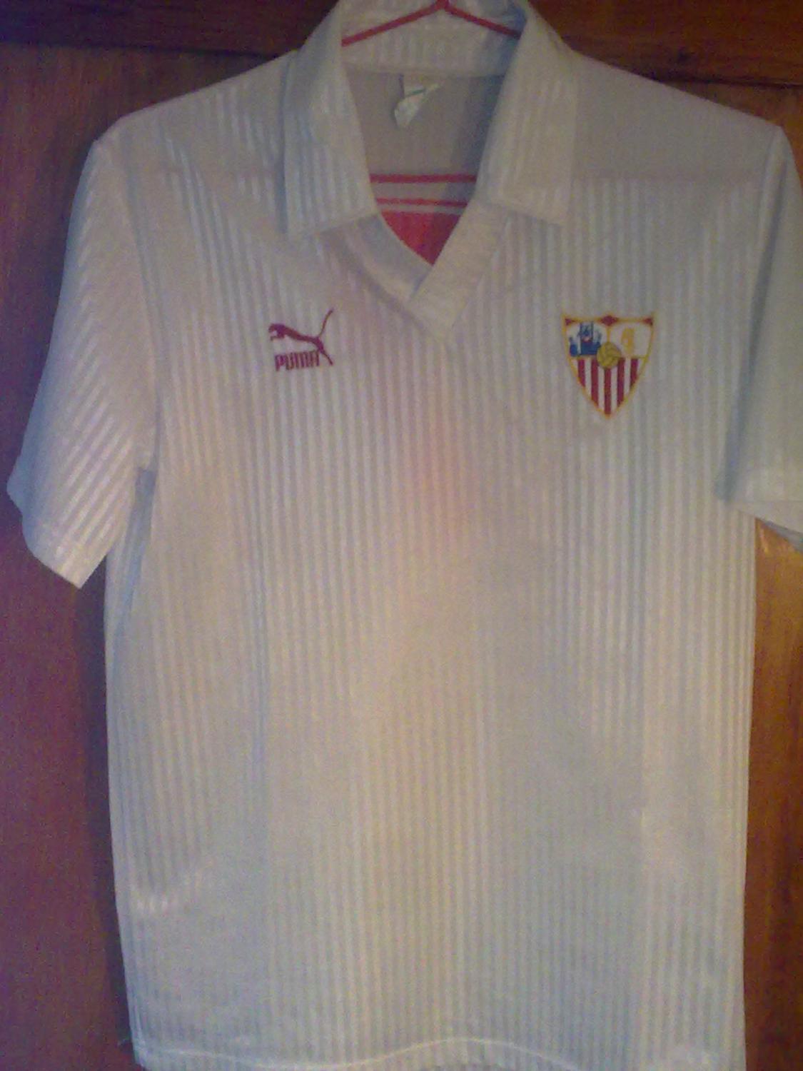 maillot séville fc domicile 1989-1990 rétro