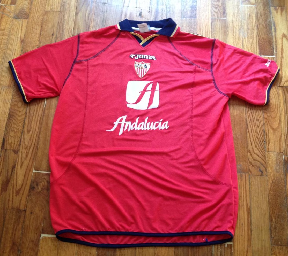 maillot séville fc exterieur 2001-2002 pas cher