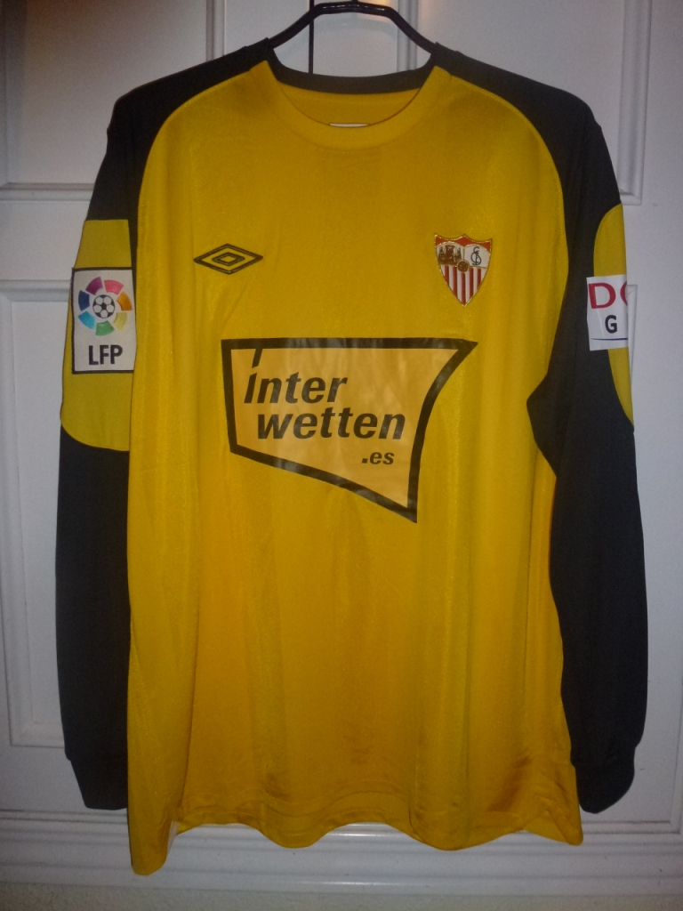 maillot séville fc gardien 2012-2013 rétro