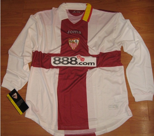 maillot séville fc réplique 2007-2008 rétro