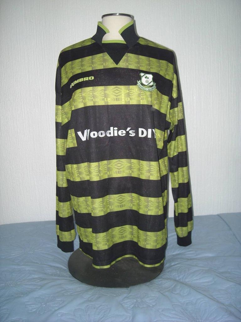 maillot shamrock rovers exterieur 1998 rétro